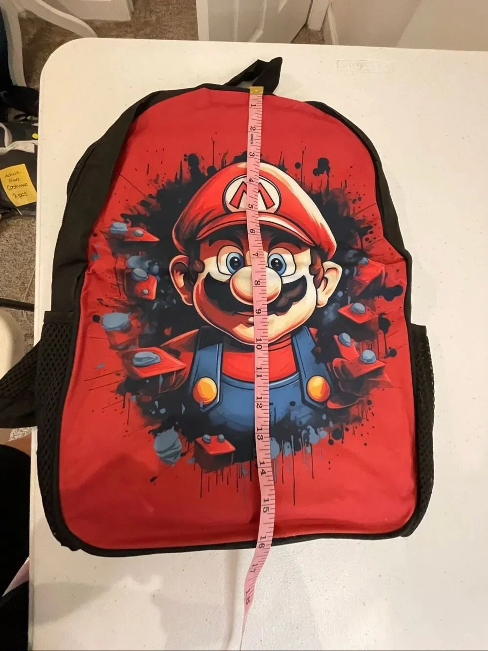 Super Mario Nintendo backpack with Mario pens NWT